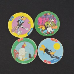 Looney Tunes Lot von 4 gebrauchten Pogs (Loose) Lot 3