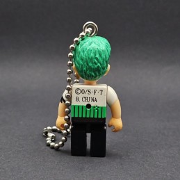 Bandai One Piece Cube Mate Roronoa Zoro used key ring