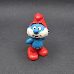 The Smurfs Papa Smurf used figure (Loose)