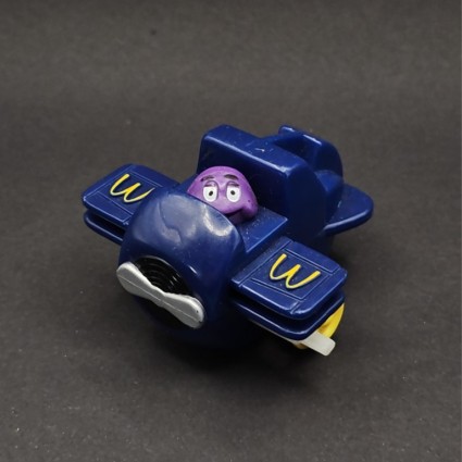 McDonald's McDonald's Happy Meal 1994 Grimace Avion Figurine d'occasion