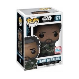 Funko Pop N°177 NYCC 2017 Star Wars Rogue One Saw Gererra Edition Limitée Vaulted