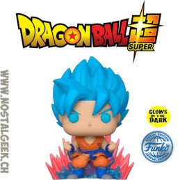 Funko Pop N°1110 Dragon Ball Super SSGSS Goku (Kaio-Ken Times Twenty) Edition Limitée