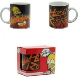 Tasse The Simpsons- "Homer Rocks" Boîte abimée.