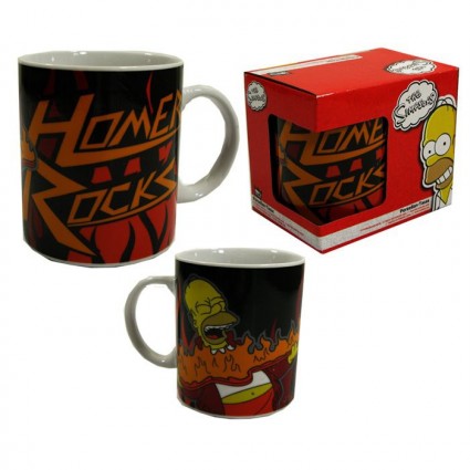 Tasse The Simpsons- "Homer Rocks" Boîte abimée.