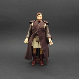 Hasbro Star Wars Revenge of the Sith Obi-Wan Kenobi Force Jump Attack Used Figure