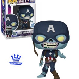 Funko Pop N°948 Marvel: What if...? Zombie Captain America Edition Limitée