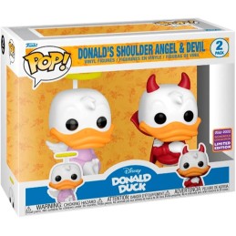 Funko Pop Wondrous Convention 2022 Donald Duck’s Shoulder Angel & Devil 2-Pack Exclusive Vinyl Figuren