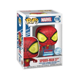 Funko Pop N°1118 Marvel Spider-Man Oscorp Suit Exclusive Vinyl Figur