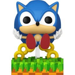 Funko Pop N°918 Sonic The Hedgehog Ring Scatter Sonic Exclusive Vinyl Figur