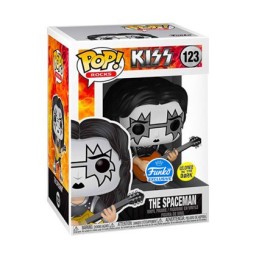 Funko Pop N°123 Rocks Kiss Ace Frehley The Spaceman Phosphorescent Edition Limitée