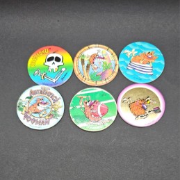 Set of 6 second hand Pog (Loose) lot 4