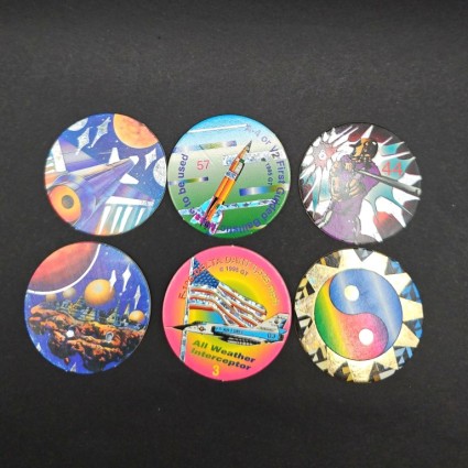 Lot von 6 gebrauchten Pogs (Loose) lot 5