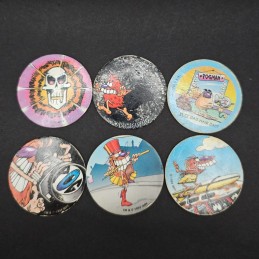 Lot von 6 gebrauchten Pogs (Loose) lot 6