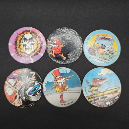 Set of 6 second hand Pog (Loose) lot 6