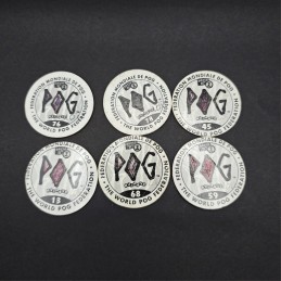 Lot von 6 gebrauchten Pogs (Loose) lot 7