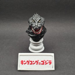 Bandai Godzilla Mini Buste Godzilla Vs Kong (1962) Gashapon d'occasion (Loose)