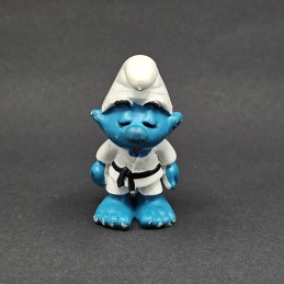 Schleich The Smurfs karate Smurf second hand Figure (Loose)