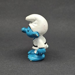 Schleich Die Schlümpfe Karate Schlumpf gebrauchte Figur (Loose)