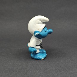 Schleich Die Schlümpfe Karate Schlumpf gebrauchte Figur (Loose)