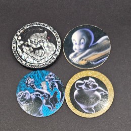 Casper lot de 3 Pogs + 1 Slammer (Loose)