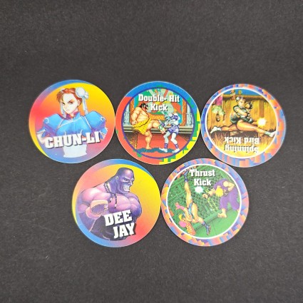 Street Fighter Lot de 5 Pogs d'occasion (Loose)