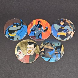 Batman Animated Series Set of 5 second hand Pog (Loose)