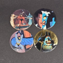 Batman Animated Series Set of 4 second hand Pog (Loose)