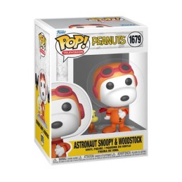 Funko Pop N°1679 Peanuts Astronaut Snoopy & Woodstock Vinyl Figure