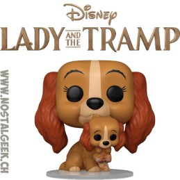 Funko Pop N°1553 Lady & The Tramp Lady with Puppy Vinyl Figur