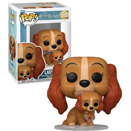 Funko Pop N°1553 Lady & The Tramp Lady with Puppy Vinyl Figur