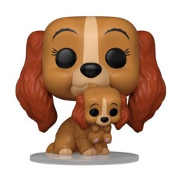 Funko Pop N°1553 La Belle et le Clochard Lady avec Chiot