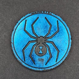 Spider (Blue) Pog slammer (Loose)