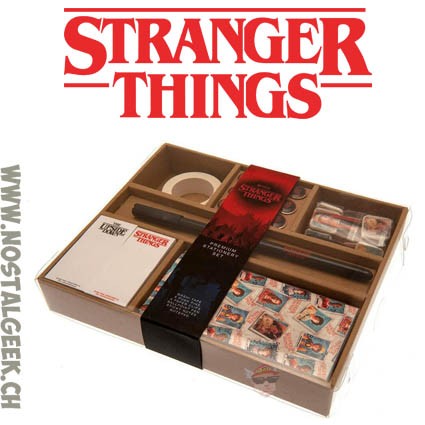 Stranger Things Upside Down Set de papeterie Premium