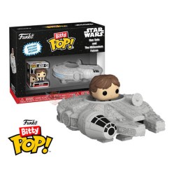 Funko Bitty Pop Rides Star Wars Han Solo & Millenium Falcon Vinyl Figure