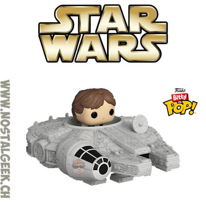 Funko Bitty Pop Rides Star Wars Han Solo & Millenium Falcon Vinyl Figure