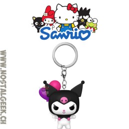 Pop Pocket Keychain Hello Kitty and Friends Kuromi Vinyl Figure