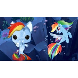 Funko Funko Pop My Little Pony Rainbow Dash Sea Pony Chase Vaulted