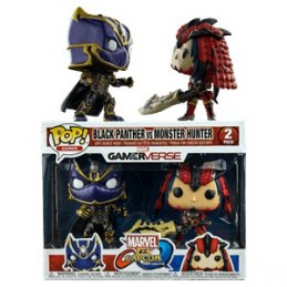 Funko Funko Pop Games Marvel Vs Capcom Black Panther vs Monster Hunter 2-Pack Vaulted