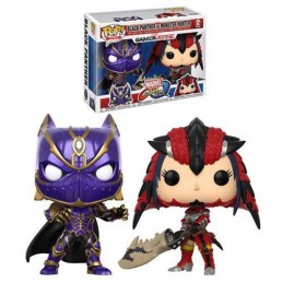 Funko Funko Pop Games Marvel Vs Capcom Black Panther vs Monster Hunter 2-Pack Vaulted Vinyl Figure