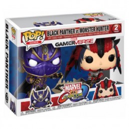 Funko Funko Pop Games Marvel Vs Capcom Black Panther vs Monster Hunter 2-Pack Vaulted