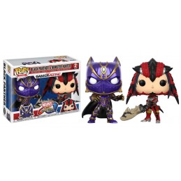 Funko Funko Pop Games Marvel Vs Capcom Black Panther vs Monster Hunter 2-Pack Vaulted Vinyl Figure