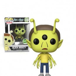 Funko Pop N°338 ECCC 2018 Rick et Morty - Alien Morty Vaulted Exclusive Vinyl Figur