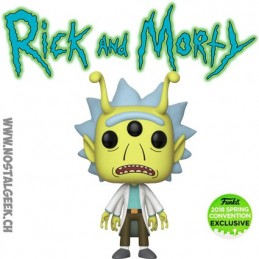 Funko Pop N°337 ECCC 2018 Rick et Morty - Alien Rick Vaulted Edition Limitée Vaulted