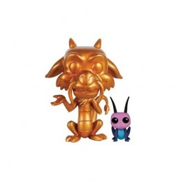 Funko Pop N°167 Mulan Mushu (Gold) & Cricket Exclusive Vinyl Figur